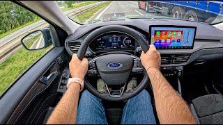 NEW Ford Kuga Active X AWD 2024 [2.5 FHEV 183 hp] |0-100| POV Test Drive #2145 Joe Black