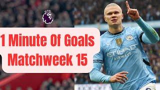 Premier League All Goals Matchweek 15