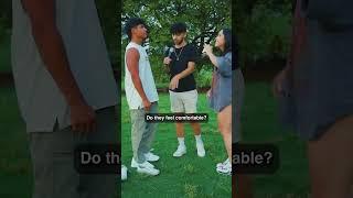 Girlfriends reaction to viral height boost shoes  #conzuri #publicinterview #viral