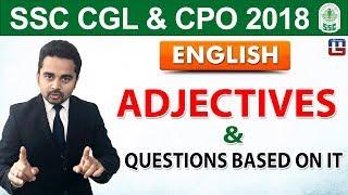 Adjective & Questions Based on It | English | SSC CGL | SSC CPO | English By Sandeep Sir