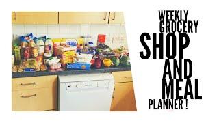Weekly grocery shop and Meal  planner #groceryshop #mealplanner