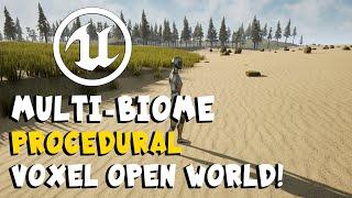 Multiple Biome Procedurally Generated Open World in Unreal Engine 5