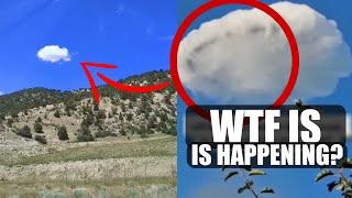 "UFO" Spotted HIDING IN CLOUDS! (Alien Sightings Caught on Camera 2024)