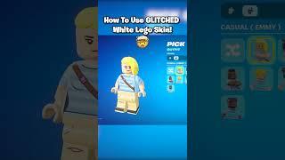 How To Use GLITCHED FULL White Skin (BROKEN)  #shorts #fortnite