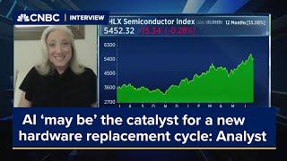AI ‘may be’ the catalyst for a new hardware replacement cycle: Analyst