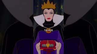 Zodiac Signs as Disney Villains (pt 1/3)  #zodiacsign #astrology #zodiac #shorts