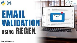 Check Validate E-Mail Address in Python Using Regex | Python Validate Email