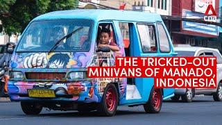 How public minivan drivers in Manado, Indonesia trick out their ride