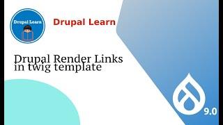 Drupal 10 render link in twig template | Path function in twig