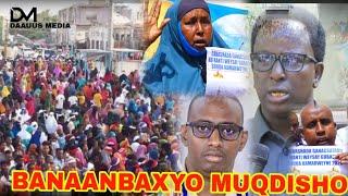 TOOS: Reer Muqdisho oo ka Banaanbaxay Suuqii xamar weyne ee ganacsato gooni ah loo xiray