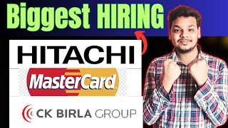 Announcements! Hitachi , Mastercard Biggest Hiring | OFF Campus Drive For 2025, 2024 Batch | Fresher