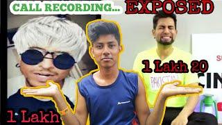 EXPOSED BENGALI YOUTUBER Cinebap & Bostir Chele Pocha | CALL RECORDING LEAKED...