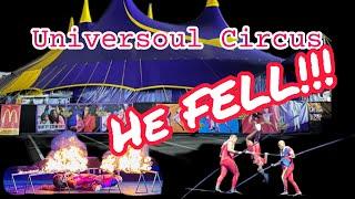 He FELL!!!!!   Universoul Circus 2023 National Harbor 