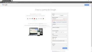 Cómo crear una cuenta de correo electrónico en Gmail