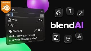 AI in Blender is here | BlendAI