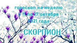 Скорпион гороскоп на неделю с 11 по 17 октября 2021 года