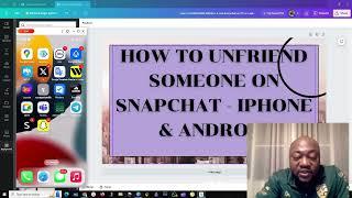 How to Unfriend Someone on Snapchat - iPhone & Android-2024.