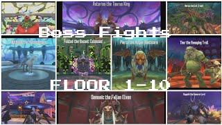 Sword Art Online: Integral Factor | All Boss Fights (Floor 1-10) | Saicroya