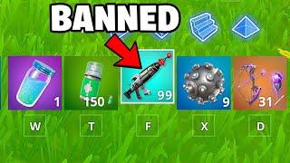 fortnite with a BANNED weapon