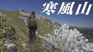 【登山】寒風山　急に晴れて霧氷が・・・2024年2月12日（高知県/愛媛県）【登山　高知】【登山　四国】