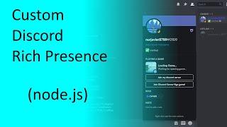 Tutorial Custom Discord Rich Presence (Node.js) | Random Tutorial