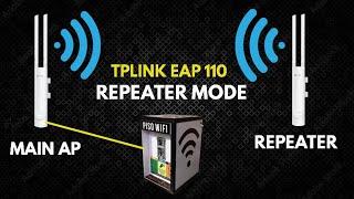 EXTEND PISOWIFI RANGE GAMIT ANG TPLINK EAP110 REPEATER MODE