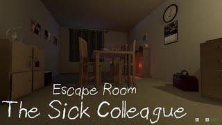 Escape Room - Der kranke Kollege (The Sick Colleague) - PC Puzzle Game, Full Walkthrough