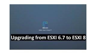 How to Upgrade ESXI 6.7 to ESXI 8 | How to Upgrade ESXI 6.7 to ESXI 8 شرح | How to Install ESXI8 شرح