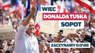 Donald Tusk - Spotkanie otwarte w Sopocie