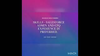 Hiring for Pricing Analyst for Pune location | #Salesforce Admin | #CPQ | #SelectedJobs