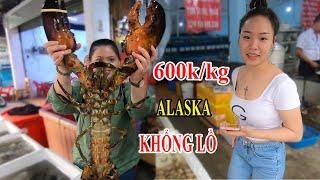 Sốc Hotgirl bán Tôm Hùm Alaska khổng lồ Ngộp giá siêu rẻ chỉ 600k/kg ở Sài Gòn vựa hải sản Canada