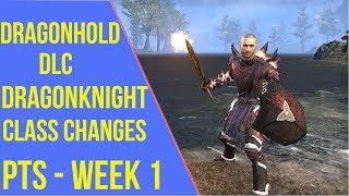 ESO Dragonhold PTS - Dragonknight Class Changes