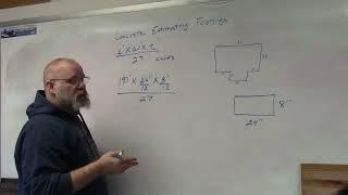 Estimate Concrete Footings