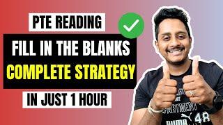 PTE Reading: Fill in the Blanks Complete Strategy in Just 1 Hour | Skills PTE Academic