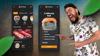Diseño Sushi App en Figma   - Aprende Diseño UX/UI en Español