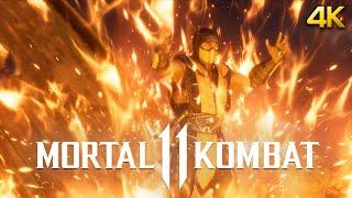 Mortal Kombat 11 Ultimate [4K 60FPS]  The Full Story of Scorpion  4K Cinematic  To Hell And Back