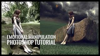 Photoshop Compositing - Emotional Manipulation Tutorial - Sad Girl