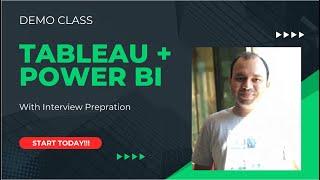 Power BI & Tableau Demo Class with Interview Question Prep | 1 Year Course