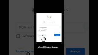 (Resolvido)Como Recuperar Senha Do Gmail#shorts