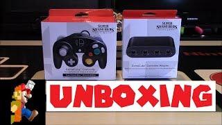 Smash Bros. Ultimate Gamecube Controller and Adapter Unboxing | Nintendo Collecting