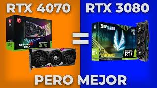 La RTX 4070 es IGUAL a una RTX 3080  | ¿VALE LA PENA? 