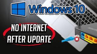 Internet Not Working after Windows 10 Update FIX - [2024]️
