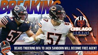 Breaking News: Chicago Bears Not Tendering RFA To Jack Sanborn Will Become Free Agent