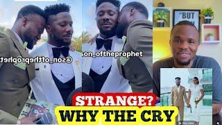 Gistlover? Reaction to Peterson Okopi Bestman CRYING Uncontrollable at Peterson okopi wedding