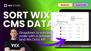 How to make a Sort Dropdown for a Repeater or Table connected to a CMS Dataset | Wix Filters: Part 4