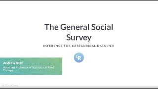 R Tutorial : The General Social Survey