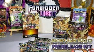 Opening Pokemon Forbidden Light prerelease kit - secret rare pull!!!