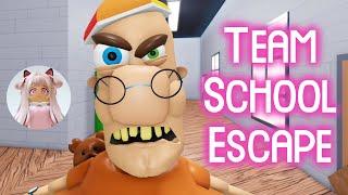 Team School Escape! (TEAMWORK OBBY) Roblox Gameplay Walkthrough Teamwork Obby [4K]