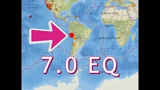 7.0 Earthquake Peru Region. Thursday night 6/27/2024