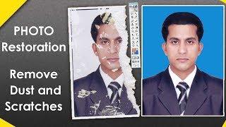 Damaged Photo Repair | Remove Dust and Scratches | Photoshop 7 Tutorial